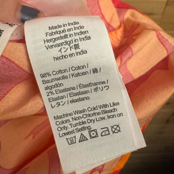 NWT J Crew Factory Size 2 Tiered Puff Sleeve V Neck Midi Preppy Dress - Picture 11 of 12